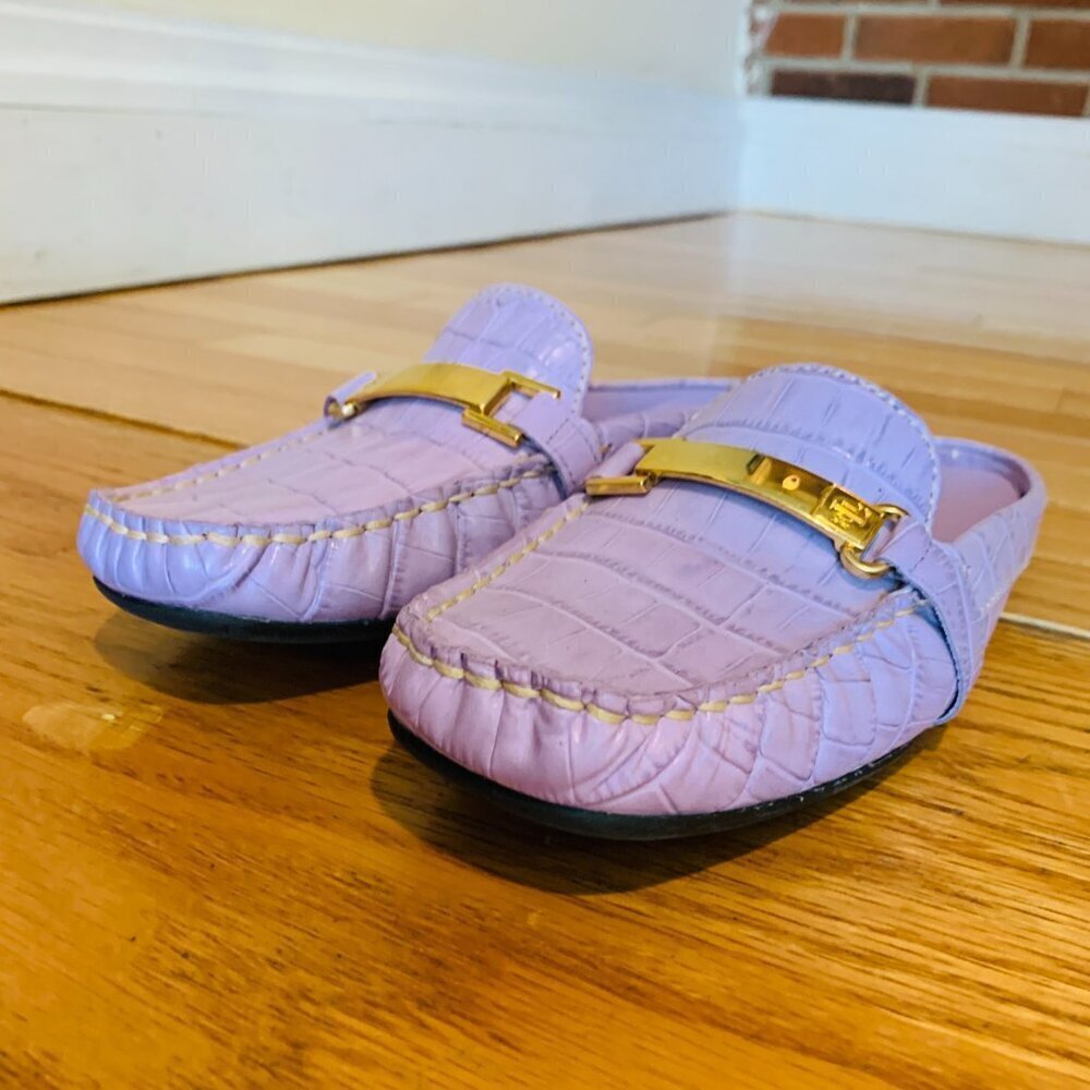 Ralph Lauren Women's Carlene Mules Slides Size 6 B - Picture 7 of 16